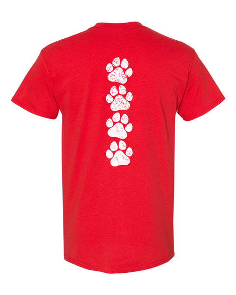 Woods Creek Fall 2025 Class of 2026 Everyday tee - red