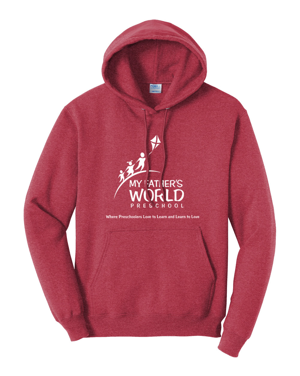 MFW Fall 2023 Adult Hoodie - heather red