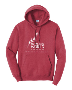 MFW Fall 2023 Adult Hoodie - heather red