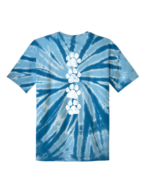 Woods Creek Fall 2025 Class of 2026 Tie-Dyed T-shirt - royal