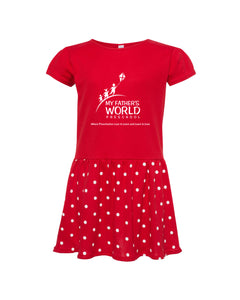 MFW Fall 2023 Toddler Dress - red/red dot